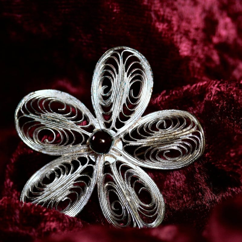 Crystal Lapel Pin